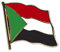 Flaggen-Pin vergoldet : Sudan