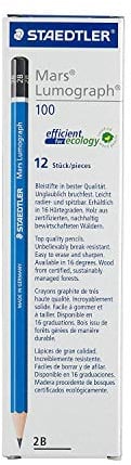 STAEDTLER MARS LUMOGRAPH PENCIL 2B - Box of 12
