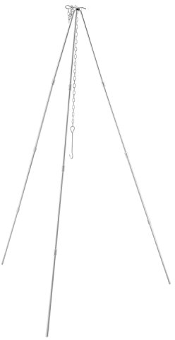 Solo Stove Trépied | Accessoire de camping, parfait pour les réchauds portables Titan et Campfire, randonnée, équipement de survie, aluminium, hauteur maximale du produit assemblé : 109 cm, 538 g