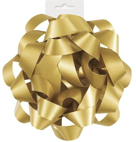 Geschenkschleife, Satin, goldfarben