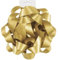 Geschenkschleife, Satin, goldfarben