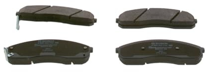 Bosch 0 986 424 714 Bremsbelagsatz, Scheibenbremse | Bosch-Qualität - für weniger Bremsgeräusche und Bremsstaub - ECE-R90 zertifiziert - kupferfrei