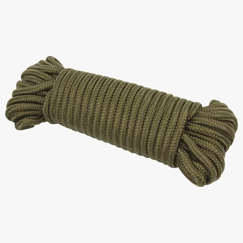 7mm Purlon Rope 15m Olive 50ft Utility Rope