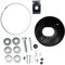Hunter Ventilateur 22174 plafond bombé pour écran plat, noir