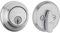 Kwikset 98190-003 816 - Cerradura de puerta de cilindro simple con control de llave inteligente de seguridad para llave maestra Multifamiliar y control de llave de inquilino en cromo satinado