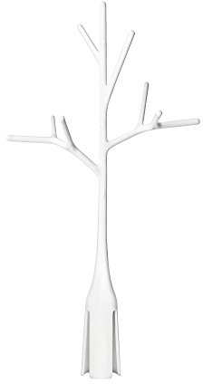 TOMY Boon Sprig Countertop Drying Rack | Stylish Nursery Product to Hold up to 8 Bottles and Sippy Cup Parts| BPA Free, Green