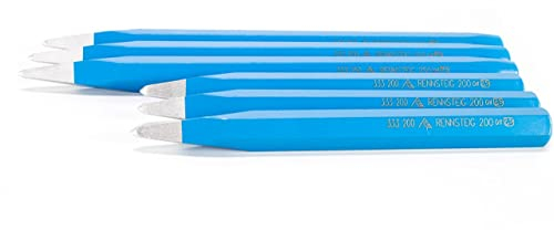 3 x RENNSTEIG Spitzmeißel 200 oder 250 mm Meißel Chrom Vanadium Made in Germany, Länge:250 mm