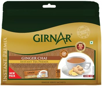Girnar Instant Tea Premix with Ginger 36 Sachets