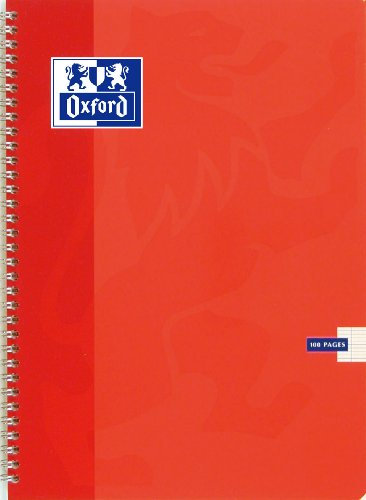 Oxford 92946 Cahier Spirale Couverture Cartonnée Reliure Intégrale Optik Paper A4 210 x 297mm Papier Vert