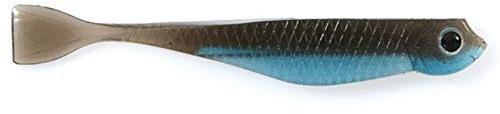 Jackson Drop Shot Angeln Köder Profi - Walleye No.1 9cm 5Stk. Blue Ice. Dropshot Gummiköder Barsch, Zander und Hecht. Raubfisch Köder