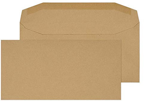 Blake Purely Everyday 13780 Kuvertierhüllen Briefumschläge Naßklebung Manila DL 110 x 220 mm - 80g/m² | 1000 Stück