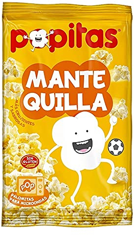 Popitas - Palomitas Sabor Mantequilla Para Microondas. Bolsa 100 g