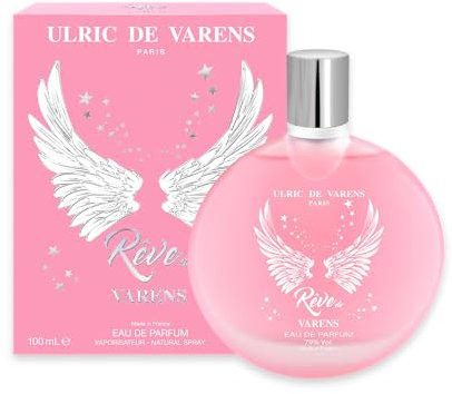 ULRIC DE VARENS - Eau de Parfum Rêve de Varens - Chypré, Floral, Fruité, Musqué - Parfum Femme - Vaporisateur - Made in France - 100 ml