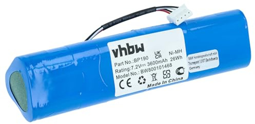vhbw Akku kompatibel mit Fluke Scopemeter 192 | 192B, 196, 196B, 196C, 199, 199B Oszilloskop, Messgerät (3600mAh, 7,2V, NiMH)