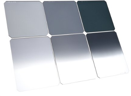 Formatt Hitech HT85NDMKITHE Graufilter Masterset mit hartem Verlauf und 3 Standard Filtern (ND 0.3/0.6/0.9, 85mm)
