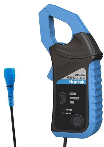 Hantek Amperometrische Zange AC/DC CC 650 bis 20 kHz 20 mA bis 650 A CC CE