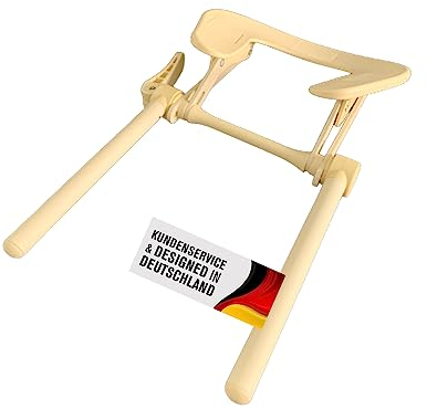 Promafit verstellbare Kopfstütze Exclusive aus Kunststoff - Kopfteil für Massageliegen - neuster Stand an Anforderungen - kletthaftend, pulverbeschichtet (ergonomisch)