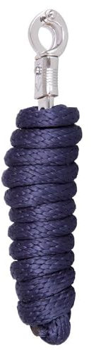 Führstrick FÜHRLEINE Führseil ANBINDESTRICK Anbindeleine DUNKELBLAU Panikhaken ca. 200 cm GRIFFIG robust