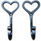 Harrington Marley 2 X SERGUIO ROGETTI® Heart Hook Shaker Love Coat Hooks Vintage Shabby Chic