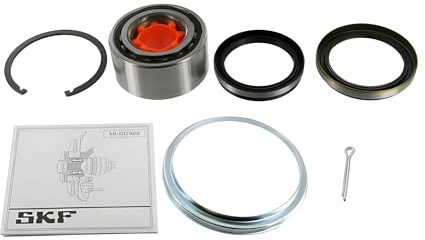 SKF Radlagersatz mit Wellendichtring VKBA 3730 Position Vorderachse Außendurchmesser 72 mm Höhe 84 mm Länge 111 mm Breite 111 mm - OE Qualität