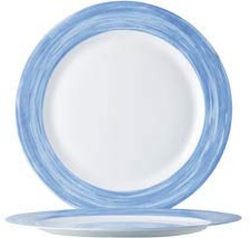 Arcoroc Brush Blue Restaurant Dessertteller 19,5cm, 6 Stück