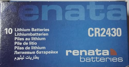 LOT DE 10 PILES RENATA CR2430 LITHIUM 3V