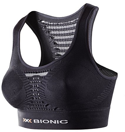 X-Bionic Erwachsene Funktionsbekleidung Multisport Lady UW Bra, Black/Pearl Grey, XS B-C