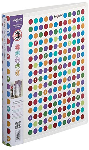 Snopake A4 2 O-Ring 25 mm Polka Dot RingBinder [Pack of 5] Ref: 15738