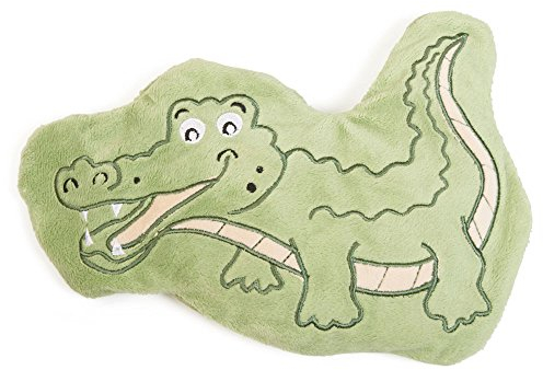 Grünspecht 119-V1 Wärmezoo Krokodil, Traubenkern-Kissen, ca. 22 x 18 cm
