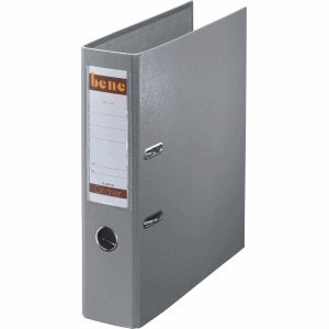 Bene Ordner A4 Kunststoff 80mm grau