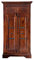 MASSIVMOEBEL24.DE Oxford Raumteiler Akazie, Farbe:Dunkelbraun lackiert, Größe:72x38x132 cm (BxTxH)