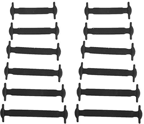 Ricisung Lot de 12 lacets sans nœud pour adultes et enfants, Style-1