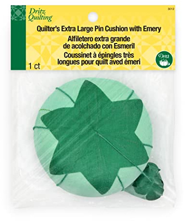 Dritz 3012 Quilting Extra Large Tomato Pin Cushion with Emery