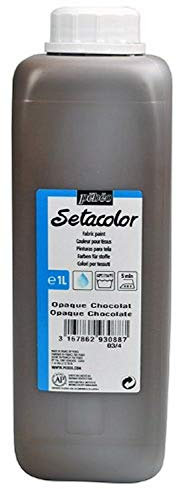 PEBEO Setacolor - Pintura opaca para tela, color chocolate