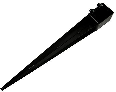 Fence Post Support Spike Holders 3 75MM X1 (Square Bolt Grip Fencing Shoe)