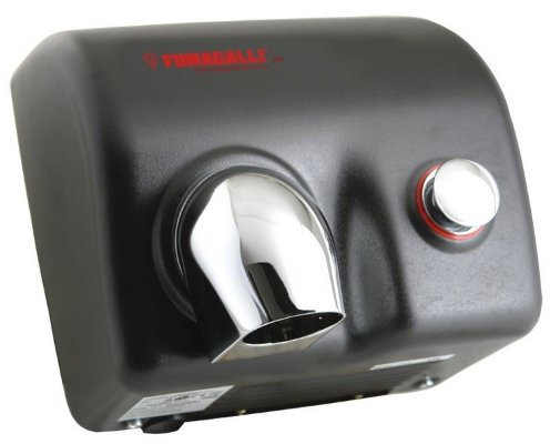 Fumagalli Asciugamani Magnum Elegance con pulsante o sensore, versione: bottone nero