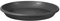 Veca Soucoupe cylindre Anthracite 25 cm pour pot de fleurs 27 cm