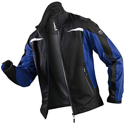 KÜBLER Workwear KÜBLER Weather Ultrashell-Arbeitsjacke schwarz, Größe M, Unisex-Arbeitsjacke aus Mischgewebe, Funktionelle Ultrashell-Arbeitsjacke