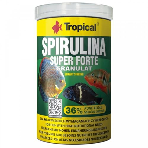 Tropical Super Spirulina Forte Granulatfutter mit 36% Spirulina (Platensis) Anteil, 1er Pack (1 x 100 ml)
