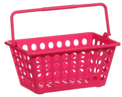 Premier Housewares Storage Basket - Hot Pink, H11 x W23 x D14cm