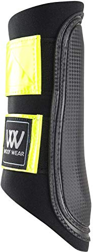 Woof Wear Club Brushing Boot - Black/Reflective, Medium