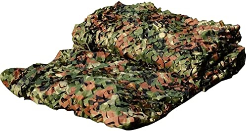 LOOGU Custom Woodland Camuflaje Red Camping Caza Militar Camuflaje Neto