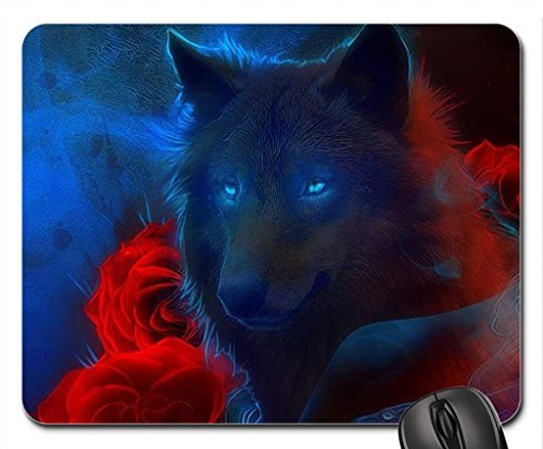 Eagle Red White Blue Custom Rectangle Mouse Pad Oblong Gaming Mousepad in 220mm*180mm*3mm (9*7) -922021
