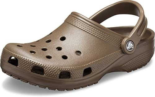 Crocs Unisex Classic Clogs Clogs, Chocolate,3 UK Men/ 4 UK Women