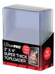 Ultra Pro - 3 x 4 Inch Toploaders Super Thick Clear (10 Count)