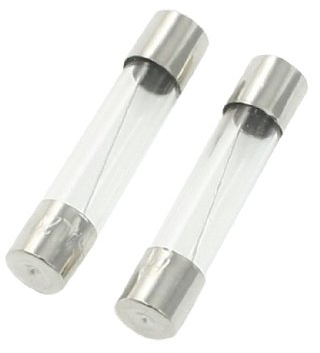 sourcing map 2Stk 5 x 20mm Sicherung Schneller Schlag Glas Sicherungen Halter 10A 250VAC