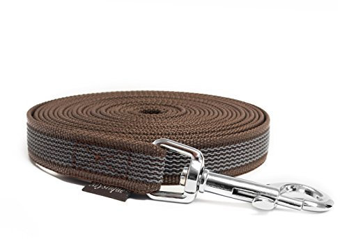 Mystique® Gummierte Schleppleine 20mm braun 7,5m