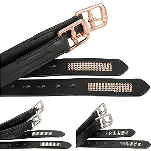 Harry's Horse Beugelriemen, Crystal, Farbe:schwarz, Größe:Full