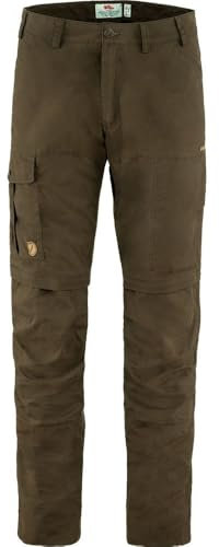 Fjallraven Herren Karl Pro Zip-off Trousers M Hose, Dark Olive, 60 EU