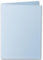 ARTOZ 50x DIN A5 Faltkarten - Pastellblau (Blau) gerippt 148 x 210 mm Klappkarten hochdoppelt - Blanko Doppelkarte mit 220 g/m² edle Egoutteur-Rippung